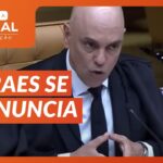 Ministro Alexandre de Moraes fala pela primeira vez após sanção com Lei Magnitsky | Chamada Geral 1