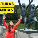 O MAIOR PARQUE DE ESCULTURAS DO MUNDO | Vigelandsparken, Noruega | ESTÁTUAS NUAS