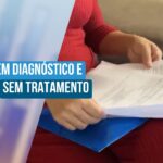 Karine sofre à espera de exame em Pindamonhangaba