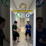 Palmeiras x Chelsea nas quartas do mundial #shorts #palmeiras #chelsea