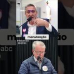 Gilmar Rinaldi (PT) e Sandro Severo (PSB) no debate dos candidatos em Esteio