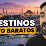 7 DESTINOS INTERNACIONAIS MUITO BARATOS pra VIAJAR (COM PREÇOS) em 2026
