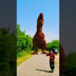 Big dinosaur Chase T-rex chasingpart 280#shorts#dinosaur#youtube#dino saurs#youtubeshorts  🦕🦕#funny