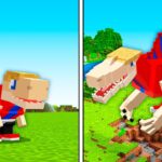 VIDA de DINOSSAURO no Minecraft!